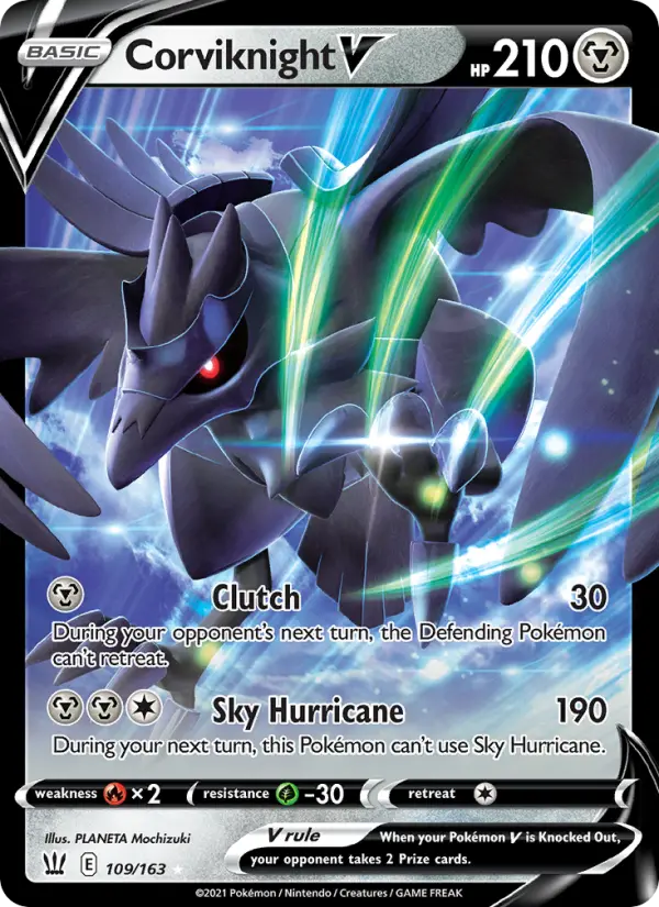 Corviknight V, Pokémon card