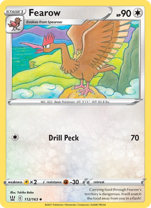 Fearow, Pokémon card