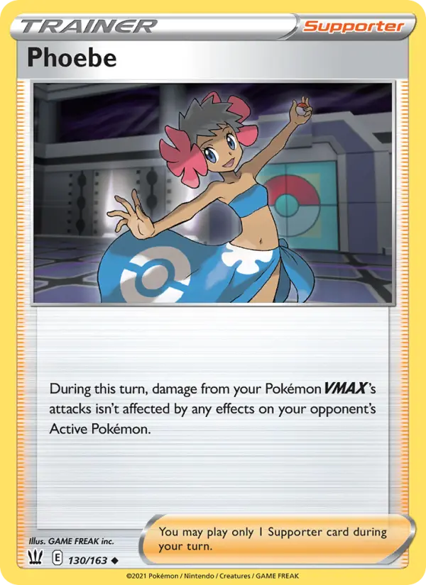 Phoebe, Pokémon card