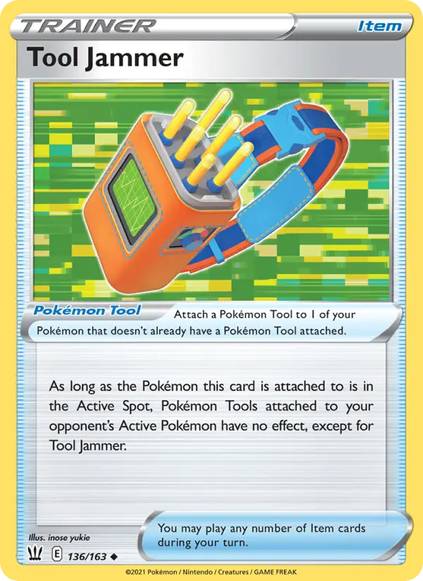 Tool Jammer, Pokémon card