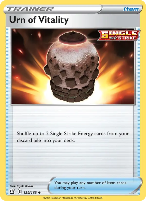 Urn of Vitality, Pokémon card