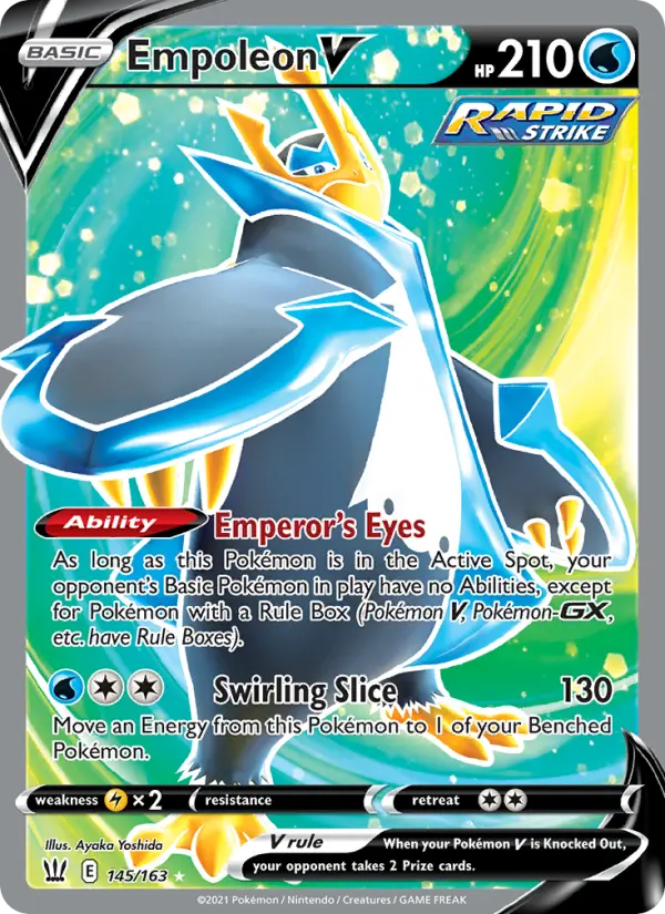 Empoleon V, Pokémon card