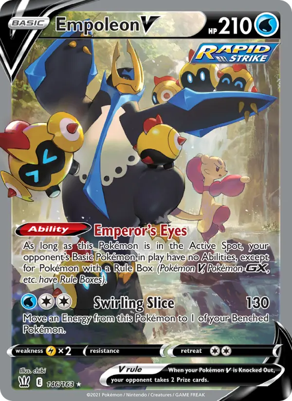 Empoleon V, Pokémon card