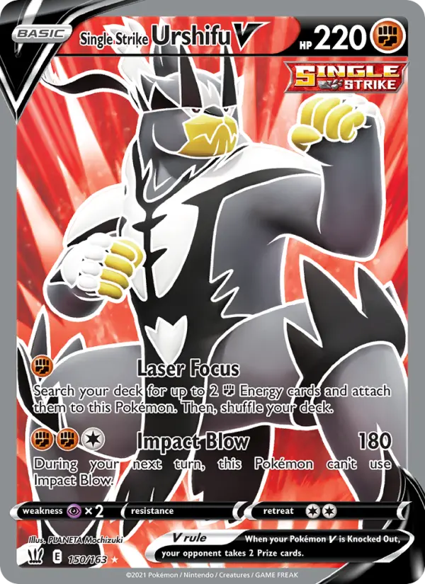 Single Strike Urshifu V, Pokémon card