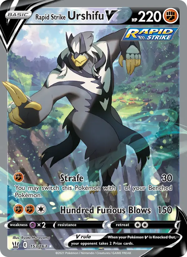 Rapid Strike Urshifu V, Pokémon card