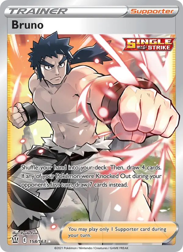 Bruno, Pokémon card