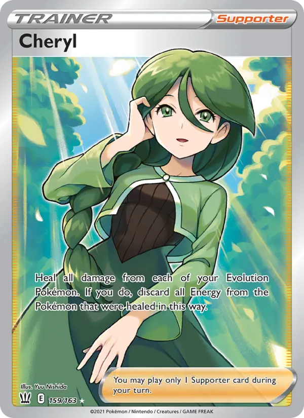 Cheryl, Pokémon card