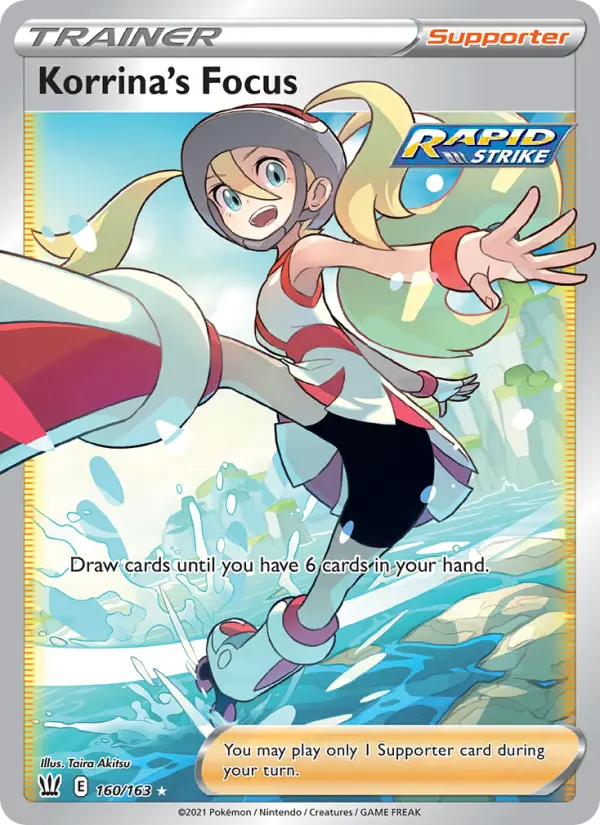 Korrina's Focus, Pokémon card