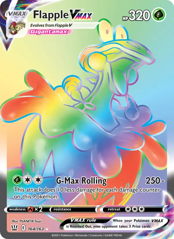 Flapple VMAX, Pokémon card