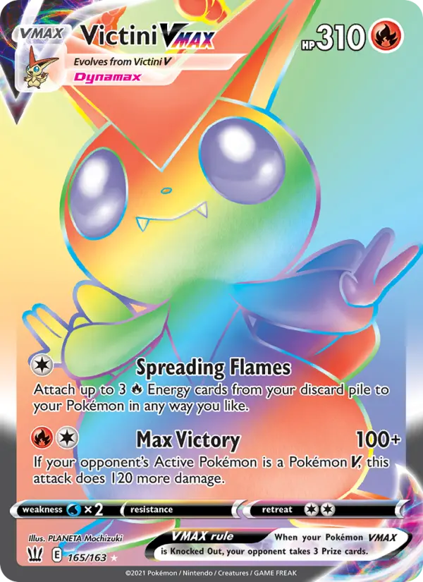 Victini VMAX, Pokémon card