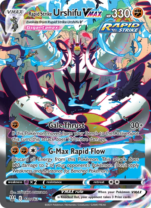 Rapid Strike Urshifu VMAX, Pokémon card