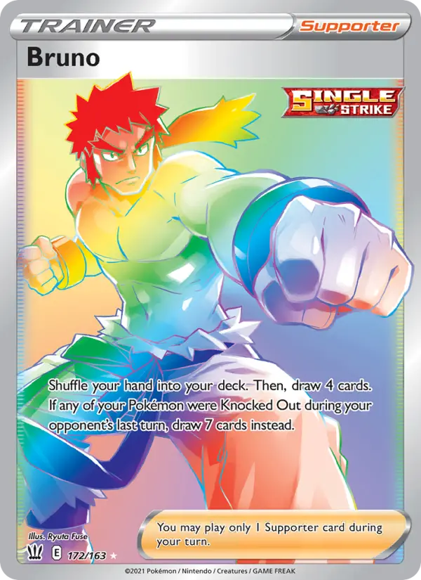 Bruno, Pokémon card