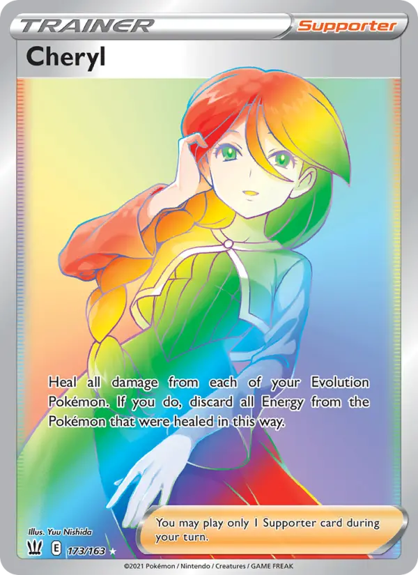 Cheryl, Pokémon card