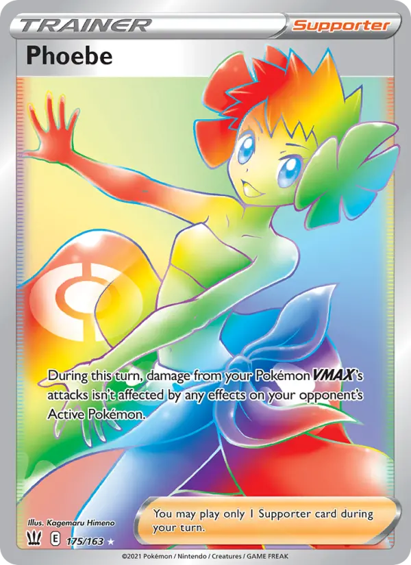 Phoebe, Pokémon card