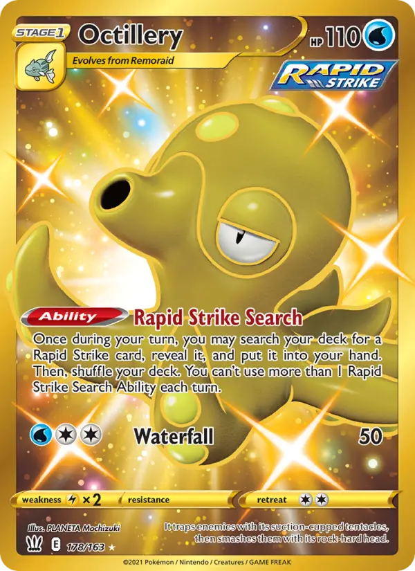 Octillery, Pokémon card