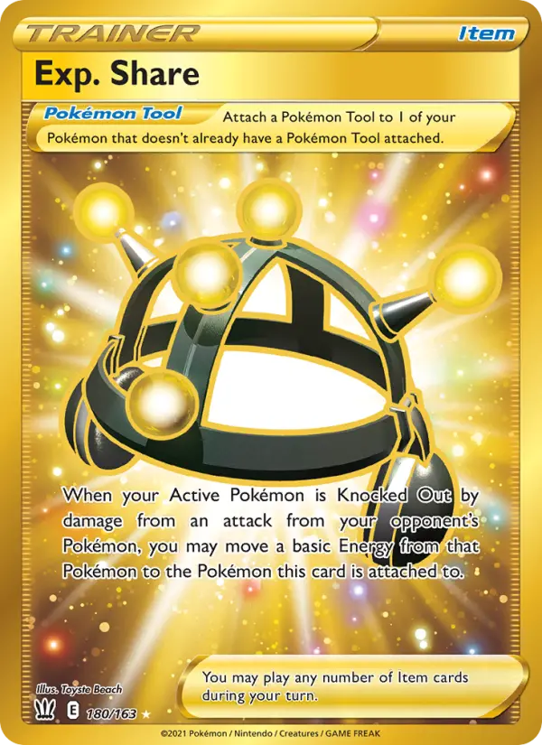 Exp. Share, Pokémon card