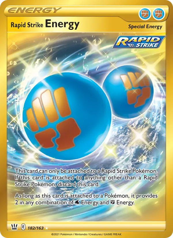 Rapid Strike Energy, Pokémon card