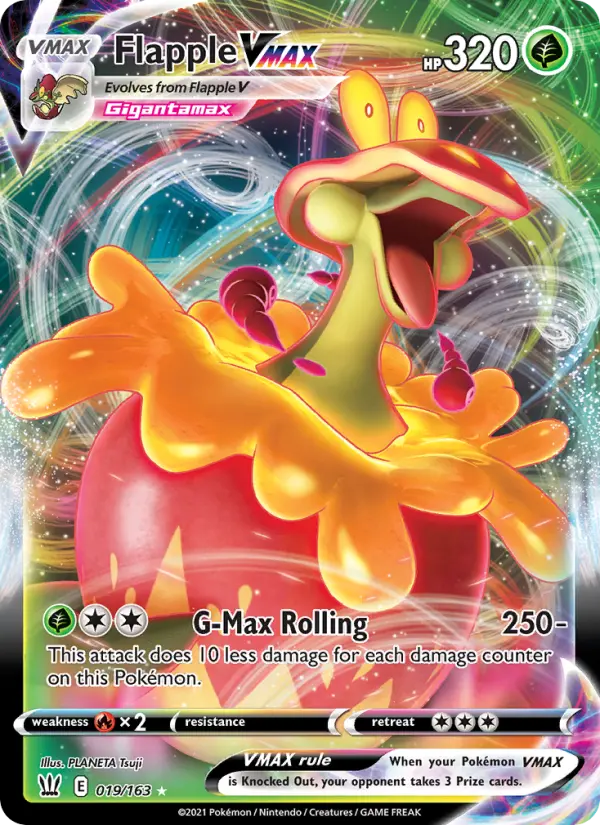 Flapple VMAX, Pokémon card