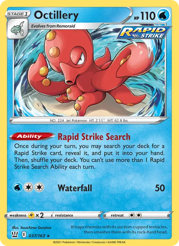 Octillery, Pokémon card