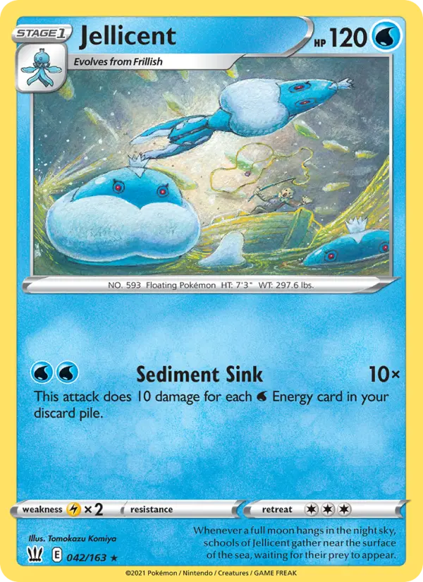 Jellicent, Pokémon card