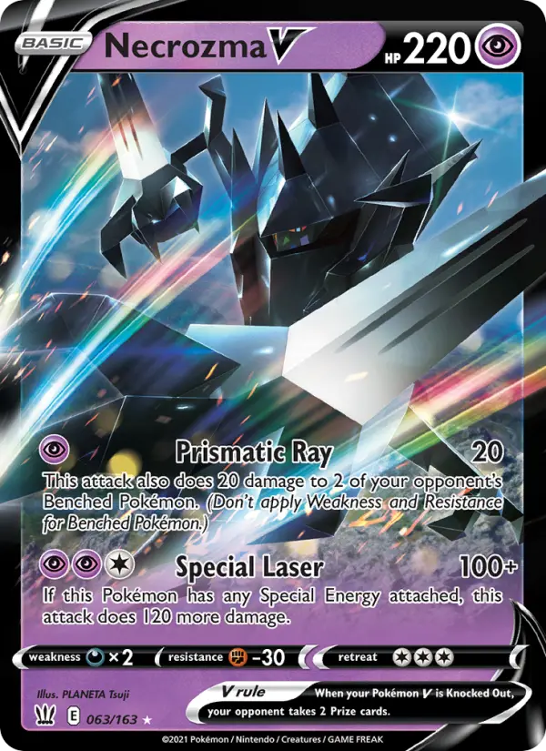 Necrozma V, Pokémon card