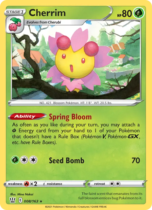 Cherrim, Pokémon card