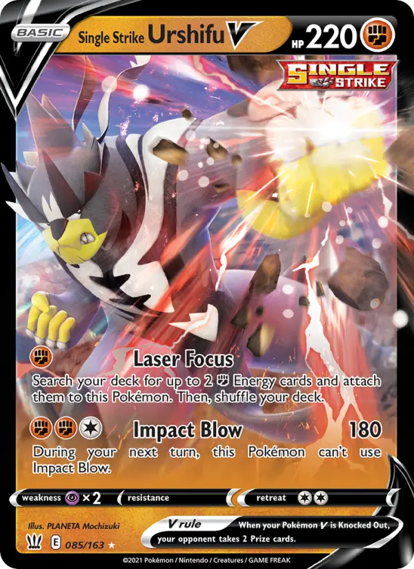 Single Strike Urshifu V, Pokémon card