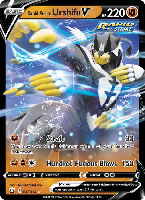 Rapid Strike Urshifu V, Pokémon card
