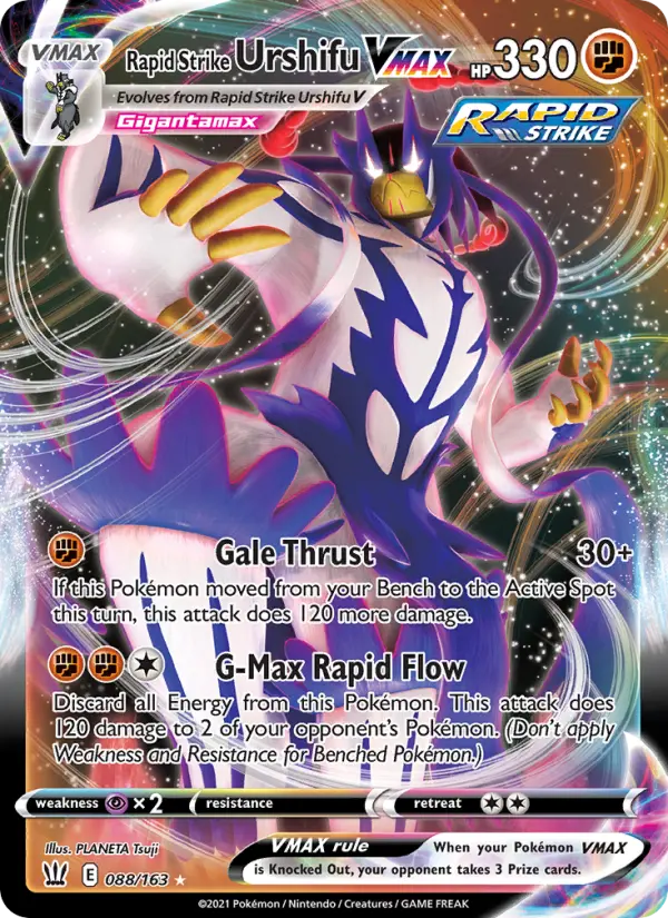 Rapid Strike Urshifu VMAX, Pokémon card