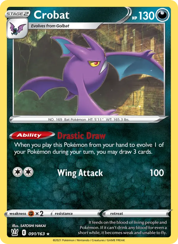 Crobat, Pokémon card