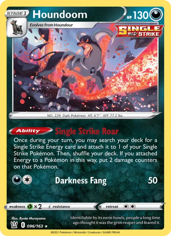 Houndoom, Pokémon card