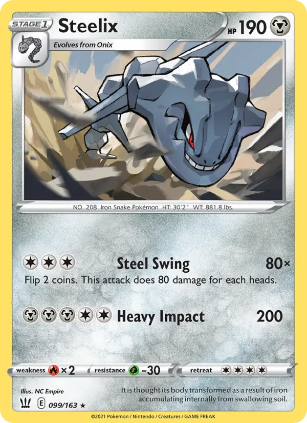 Steelix, Pokémon card