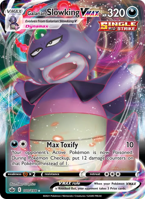 Galarian Slowking VMAX, Pokémon card