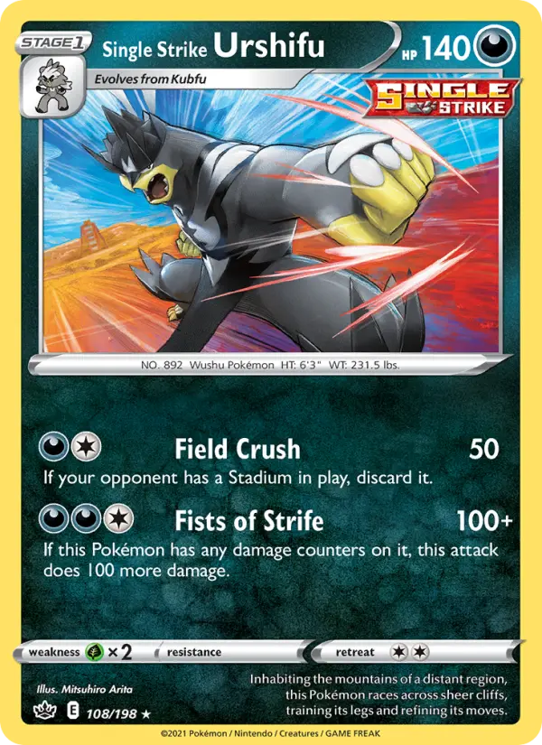 Single Strike Urshifu, Pokémon card