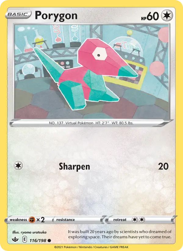 Porygon, Pokémon card