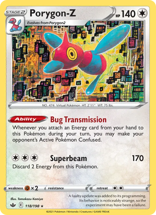 Porygon-Z, Pokémon card