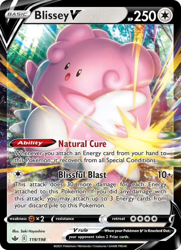 Blissey V, Pokémon card