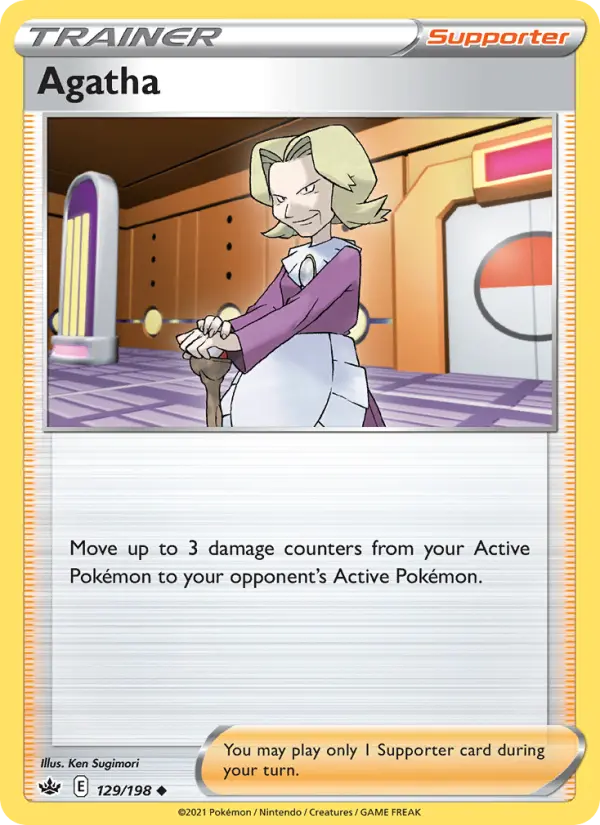 Agatha, Pokémon card