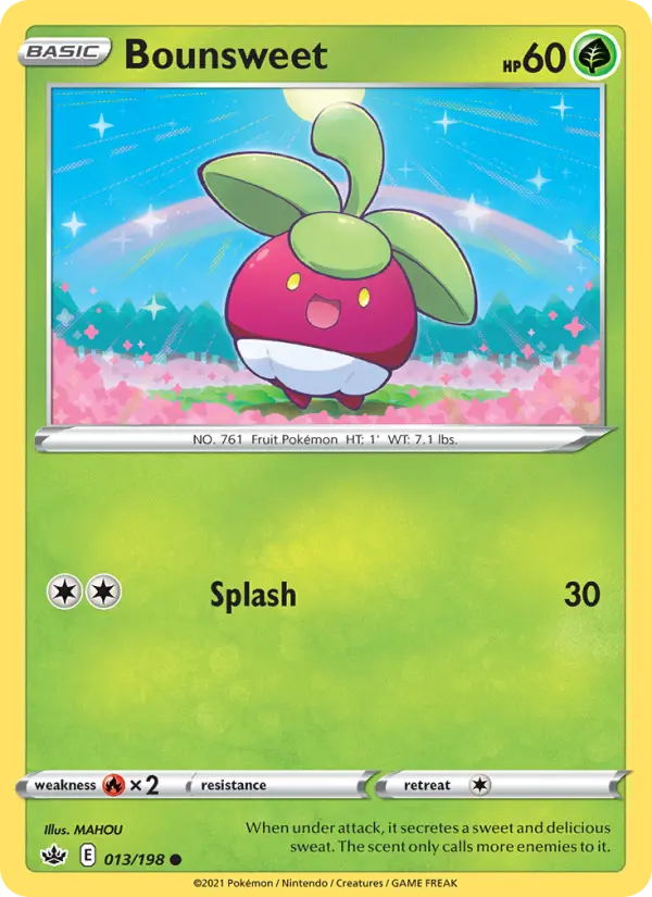 Bounsweet, Pokémon card