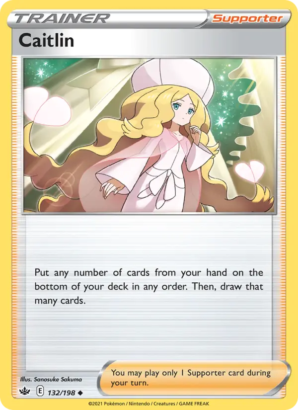 Caitlin, Pokémon card