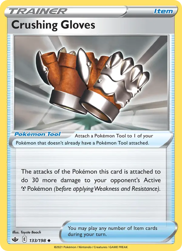 Crushing Gloves, Pokémon card