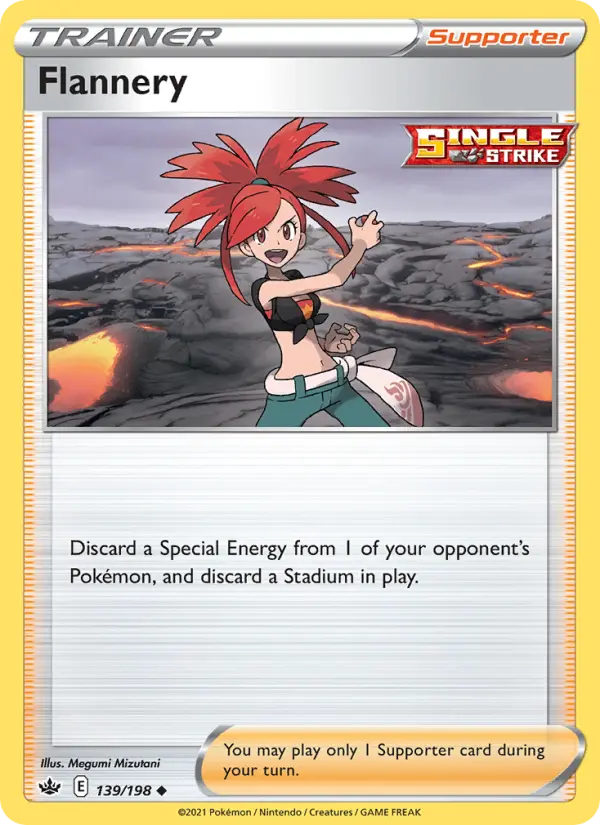 Flannery, Pokémon card