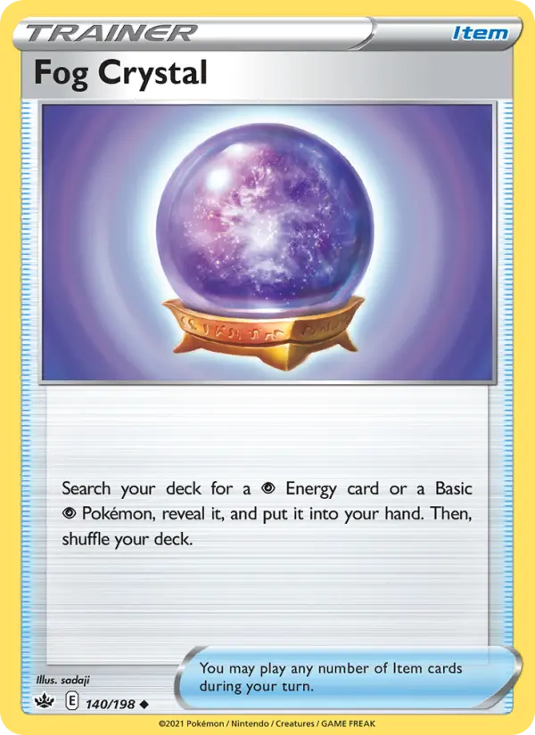 Fog Crystal, Pokémon card