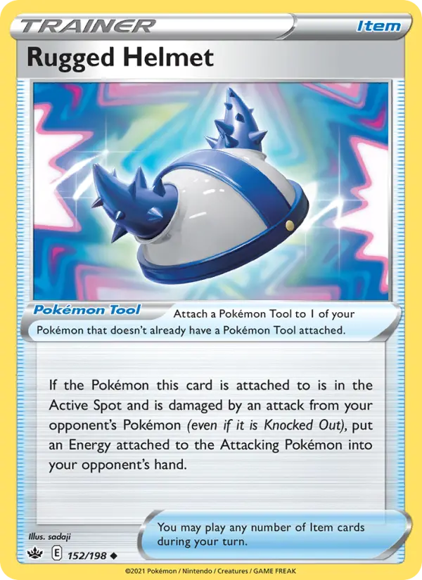 Rugged Helmet, Pokémon card