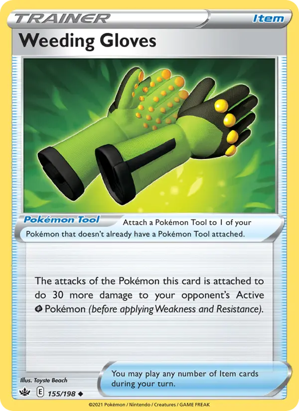 Weeding Gloves, Pokémon card