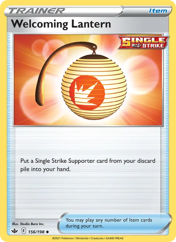 Welcoming Lantern, Pokémon card