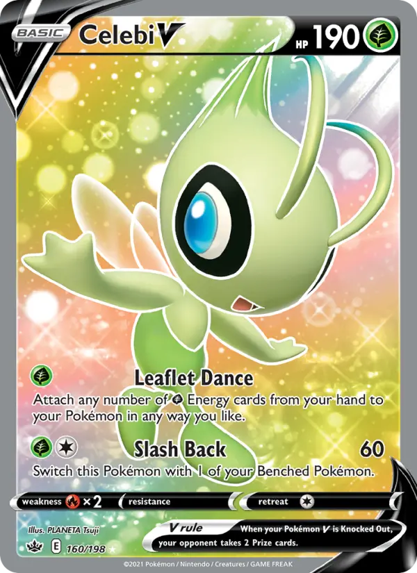 Celebi V, Pokémon card