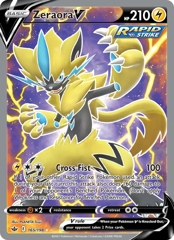Zeraora V, Pokémon card