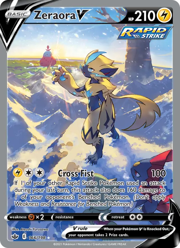Zeraora V, Pokémon card