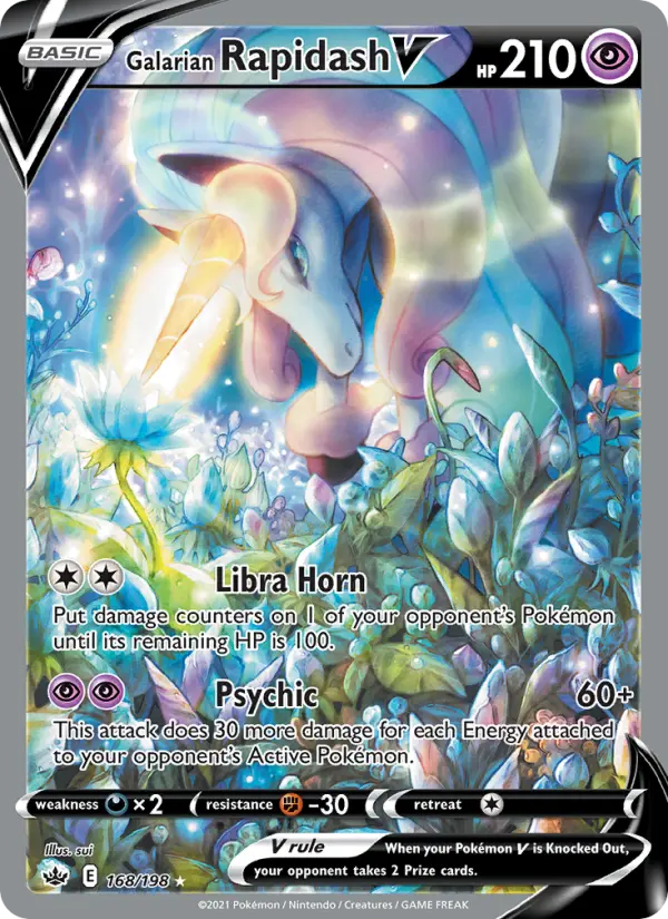 Galarian Rapidash V, Pokémon card